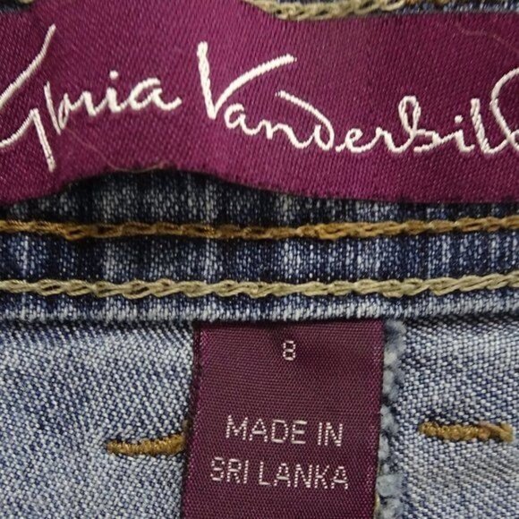 Gloria Vanderbilt Amanda Stretch Jeans Sz 8 Avg - Picture 4 of 10
